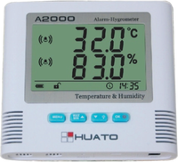 HUATO A2000-TH Alarming Measuring Instrument Temperature and Humidity HygrometerWith Internal Sensor for Industrial