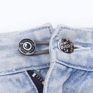Jeans à bouton d'expansion de taille réglable avec boutons amovibles télescopiques sans goujons Petit changement Grande fonction d'extension - Product Image 4