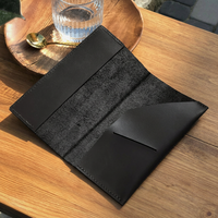 Dompet Uang Kulit PU dengan Ukiran, Buku Cek Restoran, Penyaji Cek Kustom, Sampul Buku Menu Restoran Hotel Bar, Folder Menu