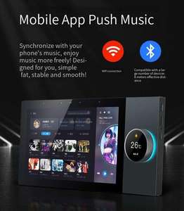 Q7 inch tuya nhà thông minh Bảng điều khiển Wifi BLE ZigBee Gateway tất cả-trong-một cảnh âm nhạc chơi <span class=keywords><strong>Android</strong></span> hoạt động thông minh Bảng điều khiển - Product Image 6