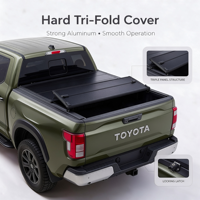 Couverture de benne en alliage d'aluminium pour Toyota, Ford Ranger, Nissan NP300 2005-2015 2019-2024 5ft 6ft, pliable, résistante aux intempéries