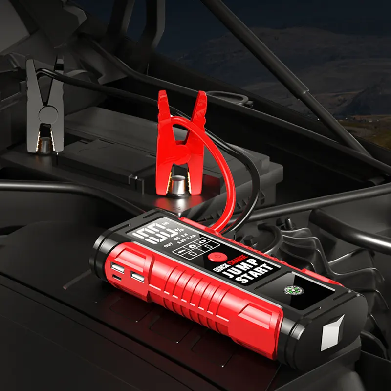 제품 성능 업그레이드 USB 충전식 10000mAh 12V 자동차 배터리 디젤 엔진 점프 스타터