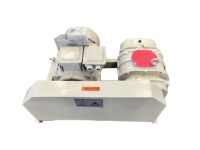 Roots Rotary Lobe Blower Tekanan Tinggi AC Listrik Rakitan Lengkap dengan Filter Udara, Peredam, dan Katup Pelepas Tekanan