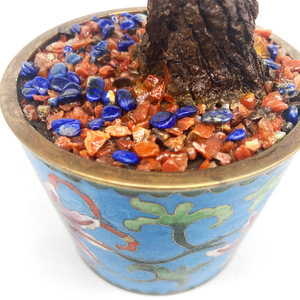 High End Home Decoration Potted Plants Natural <strong>Jade</strong> <strong>Stone</strong> Flower Bonsai - Product Image 3