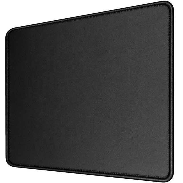 Gaming Mouse Pad With Stitched Edge Premium-Textured Non-Slip PC Desk Keyboard Pad Rubber Base Custom Mouse Mat for Home Office