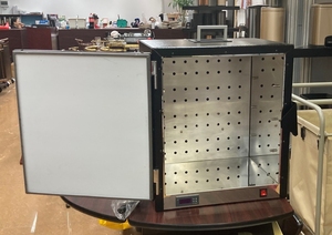 Fournitures pour hôtels et restaurants Chauffe-plats électrique en acier Boîte chaude noire pour la restauration Boîte de livraison pour le <span class=keywords><strong>service</strong></span> en chambre - Product Image 5