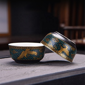 Classical Chinese Porcelain Teapot and Tea <b>Cups</b> <b>Set</b> Handmade Blue and White 9-Piece Gift Bag Drinkware From Jingdezhen - Product Image 5