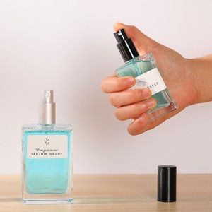 Embalagem personalizada de 110ml, recipientes cosméticos vazios recarregáveis de perfume com spray de bomba atomizador para embalagem de caixa de perfume - Product Image 1