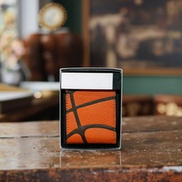 Untuk Desain Bola Basket Vintage Kustom, Dompet Kartu Kredit Bank RFID Kulit Asli Unisex Anti-pencurian, Bahan Nilon Pendek Terbuka