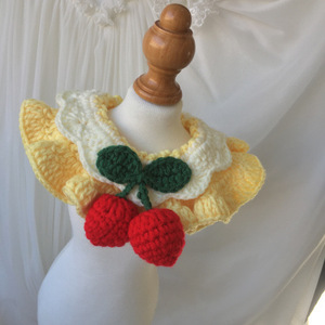 Bufandas/cintas para el cuello tejidas para gatos y perros, baberos/ponchos de Año Nuevo, baberos para mascotas, regalos navideños, Bichón Frisé azul y blanco - Product Image 2