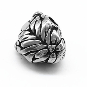 yunnique Lion Head Spacer Bead Stainless Steel Irregular Shape For Bracelet Making Jewelry Findings - Product Image 3