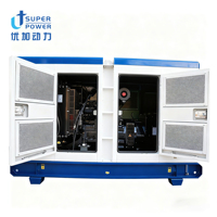 Groupe électrogène diesel silencieux triphasé refroidi par eau <75dB 625kVA avec ATS, démarrage à distance, CC 1500 tr/min, sur remorque, compatible OEM