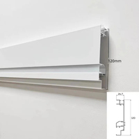 Luminaire linéaire double à montage en surface pour plafond, idéal pour salon, chambre, éclairage de plafond encastré, barre lumineuse rigide en plâtre
