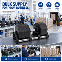 Haltères octogonaux réglables en fonte de 20 kg pour la maison et la salle de sport, équipement de fitness, poids de force personnalisés OEM, vente en gros