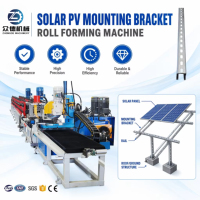 Machine de profilage à haute vitesse pour la fabrication de profilés en acier galvanisé pour supports photovoltaïques et structures de montage de panneaux solaires