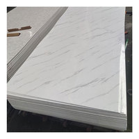 Chapa de madera de carbón Paneles de roca de carbono de mármol de alto brillo Panel de pared de bambú de tela de sentido de piel de Color puro para decoración de interiores