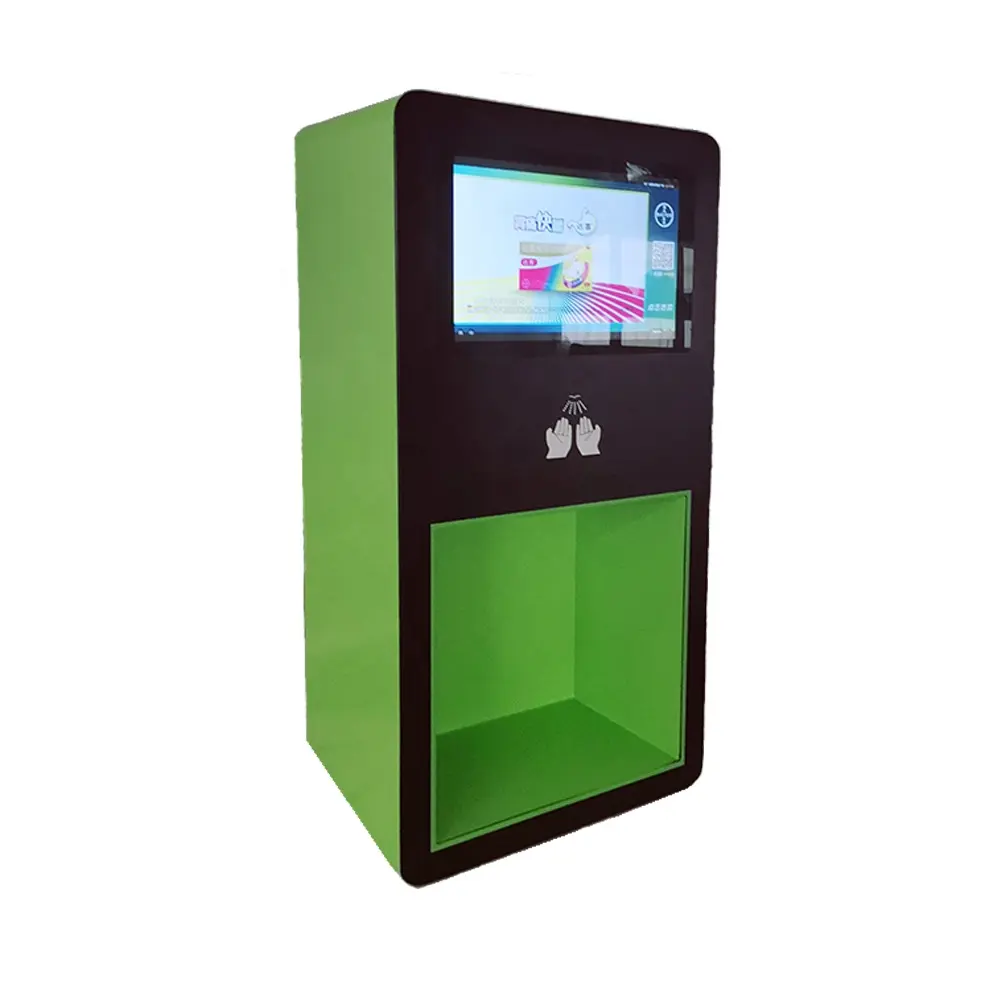 Newest Design 10.1 inch 21.5 inch advertising LCD display digital signage hand sanitizer kiosk