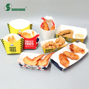 Cono de papel de crepes ecológico, Nachos, embalaje de inmersión, aperitivos para llevar, gofres, panadería, Churros, caja de donas con taza de salsa - Product Image 4