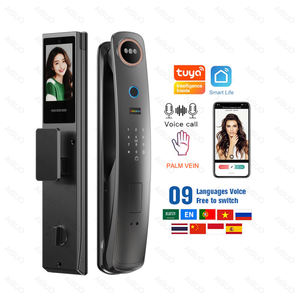ระบบล็อคอัจฉริยะจดจำใบหน้า 3 มิติ อัตโนมัติเต็มรูปแบบ รองรับ WiFi แอป Tuya รหัสผ่านดิจิทัล การ์ดหน่วยความจำ จัดเก็บข้อมูลบนคลาวด์ ตัวล็อคทำจากอลูมิเนียมอัลลอยด์ รุ่น X8 - Product Image 2