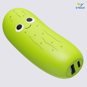 Портативное зарядное устройство «Огурец» — реалистичная форма овоща, компактный дизайн 5000 мАч, забавный подарок для любителей здорового образа жизни - Product Image 5