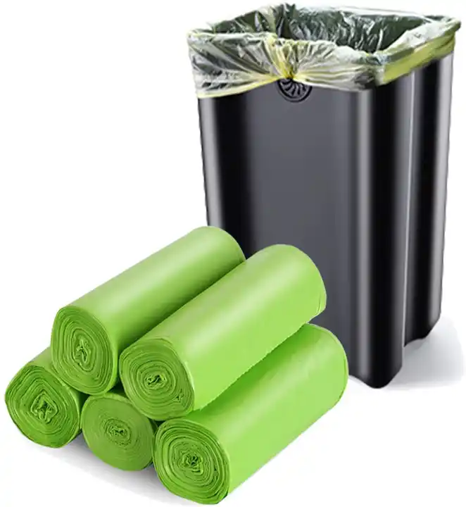 Recyclable Trash bags Compostable Garbage Bags oxo biodegradable plastic  bags