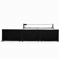 Barrière de terrain de pickleball professionnelle pour enfants, séparateur de balles portable, pour intérieur et extérieur, motif uni, style tendance