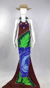 Hawaiian Tropical Rayon Rose Floral Sarong Dress Beach Swim Cover-Up Pareo Wrap <span class=keywords><strong>Chic</strong></span> Bikinis & Beachwear - Product Image 6