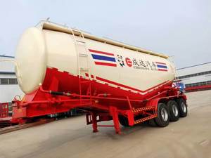 Remolque de Cemento en Polvo de Alta Calidad FUWA de 3 Ejes en Forma de V 12r22.5 para Transporte de Polvo a Granel - Product Image 5