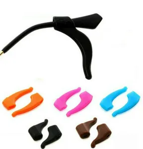 Anti-Slip Soft Silicone Eyeglass Ear Grips Temple Tips Sleeve Retainer Elastic Eye Glass Ear Grip