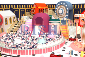 <span class=keywords><strong>Manège</strong></span> professionnel pour parc d'attractions, chevaux de carrousel, équipement de terrain de jeu intérieur pour enfants avec piscine à balles - Product Image 4