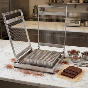 Machine de découpe manuelle à 3 bras 360_360mm pour barbe à papa, truffes et chocolat, coupe-guitare 15_22.5_30mm - Product Image 4