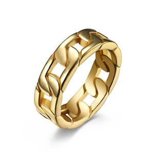 Instagram-worthy, unisex, street-style Cuban chain <b>rings</b> are a popular accessory <b>for</b> <b>men</b> and women, exuding an artistic and soph - Product Image 1