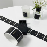 Étiquettes métalliques personnalisées avec logo en relief, étiquettes 3D UV, autocollants de marque pour parfums, conçus pour les autocollants personnalisés