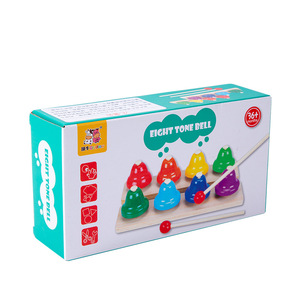 Campanas de Colores de Ocho Tonos al por Mayor, Instrumento Musical Infantil, Instrumento de Percusión Orff - Product Image 6