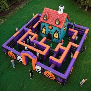 Ceyu Laberinto Inflable Grande de <span class=keywords><strong>Halloween</strong></span>, Túnel, Arco de Calabaza, Juego Divertido <span class=keywords><strong>para</strong></span> Fiestas Infantiles, Entretenimiento al Aire Libre, Proveedor Mayorista <span class=keywords><strong>para</strong></span> Jardín - Product Image 6