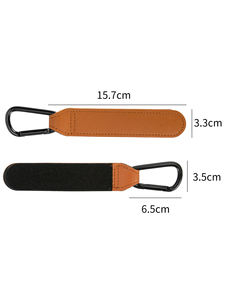 Gancho <span class=keywords><strong>para</strong></span> cochecito de bebé personalizado multiusos, bolsa giratoria portátil de cuero PU, gancho <span class=keywords><strong>para</strong></span> cochecito de bebé, <span class=keywords><strong>ganchos</strong></span> colgantes <span class=keywords><strong>para</strong></span> cochecito - Product Image 6