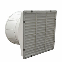 Ventilateur FRP à entraînement direct, faible bruit, haut débit d'air, pour usine de traitement des eaux usées, atelier de placage, atelier de ventilation