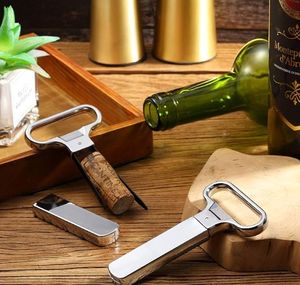 Vente en gros Ouvre-bouteille multifonctionnel à deux broches Ouvre-bouteille en liège Vin rouge <span class=keywords><strong>Champagne</strong></span> Cuisine Bar <span class=keywords><strong>Tire</strong></span>-<span class=keywords><strong>bouchon</strong></span> - Product Image 3