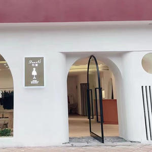 Porte pivotante à axe central à 360 degrés, en aluminium et verre, pour magasin, extrêmement étroite (18 pouces) - Product Image 4