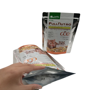 Hamster Food aluminium feuille stand up zip plastique PET food packaging bag - Product Image 1