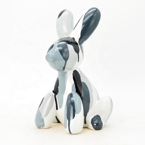 Escultura de <span class=keywords><strong>Perro</strong></span> Globo Inflable Personalizada de Jeff <span class=keywords><strong>Koons</strong></span>, Estatua de Bearbrick de Fibra de Vidrio Epoxi para Decoración de Mesa - Product Image 5