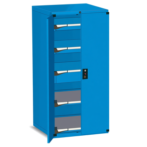 Fami Master Key Comfort Drawer <b>Cabinet</b> 36X36 3 Drawers 714x751x1500 Mm Light <b>Grey</b> Ral7035 Tool Storage - Product Image 2