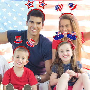Serre-tête patriotique drapeau américain 4 juillet, accessoire de fête de l'Indépendance, décoration pour la tête, serre-tête drapeau américain - Product Image 1