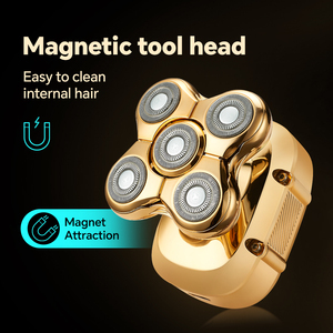 Afeitadora Eléctrica USB de Cinco Cuchillas, Herramienta Divina para Uso Doméstico y Corporal, Cabezal Especial de Nueve Cuchillas para Todo el Cuerpo - Product Image 4
