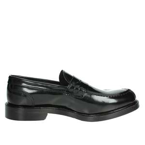 ANTONY SANDER Mocassini Neri da Uomo per Ufficio e Carriera, Tutte le Stagioni, 100 F.17813, Loafers Formali in Pelle Slip-on - Product Image 4