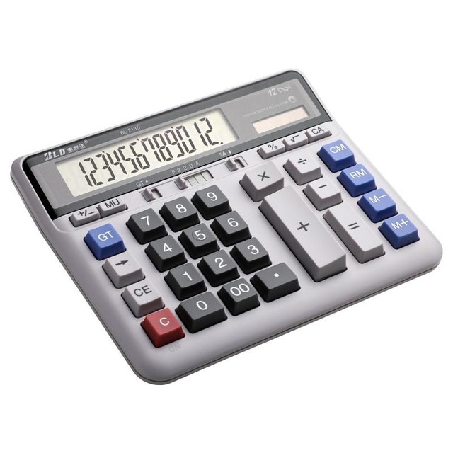 Calculator Financial Accounting Special Desktop Large Screen Office Computer Solar Multi-functional Calculator