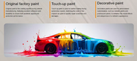 Revêtements de couleur automobile en résine acrylique haute brillance, peinture liquide en aérosol 2K pour la réparation de voitures et de véhicules, vente en gros