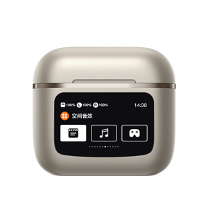 Tai nghe không dây <span class=keywords><strong>Bluetooth</strong></span> cao cấp, màn hình cảm ứng, khử tiếng ồn chủ động (ANC), có micro và màn hình LCD, dành cho thể thao và nghe nhạc - Product Image 3