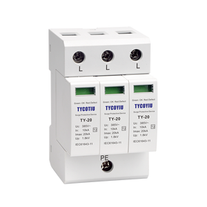 टाइकोटियू TY-20 385 3 + 1 एसी टी 2 प्रकार 2 सर्वर पावर सिस्टम सर्स्टर एस्टर डिवाइस 20ka mv कक्षा 2 सी 3 पी + npe - Product Image 4