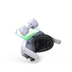 Radiateur de refroidissement à double ventilateur, deux modes, réglage par molette, ventilateur de soulagement de la pression pour accessoires de <span class=keywords><strong>casque</strong></span> Meta Quest 3 <span class=keywords><strong>VR</strong></span> - Product Image 1